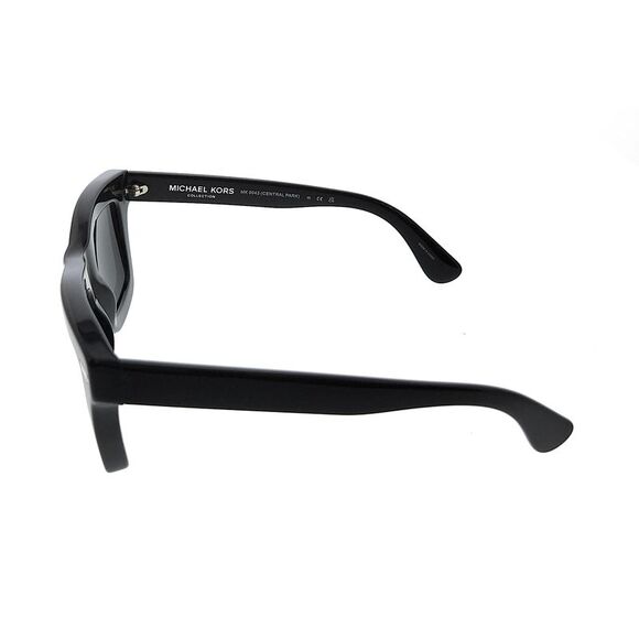 Michael Kors 0MK9043 300587 Central Park Black Rectangular Sunglasses - Picture 3 of 4